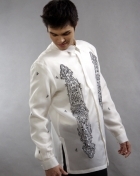  Men's Barong White Jusi fabric 100309 White 